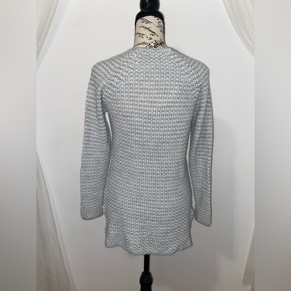 Aéropostale Chunky Light Gray Waffle Sweater - Picture 13 of 15